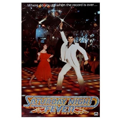 1977년 개봉된 영화 <토요일 밤의 열기(Saturday Night Fever)>이 흥행하면서 디스코의 열풍이 전 세계적으로 퍼졌으며, 영화의 OST 음반은 4000만장 이상의 판매고를 올리며 역대 가장 많이 팔린 영화 사운드트랙 중 하나로 이름을 올렸다. [영화 공식 포스터]