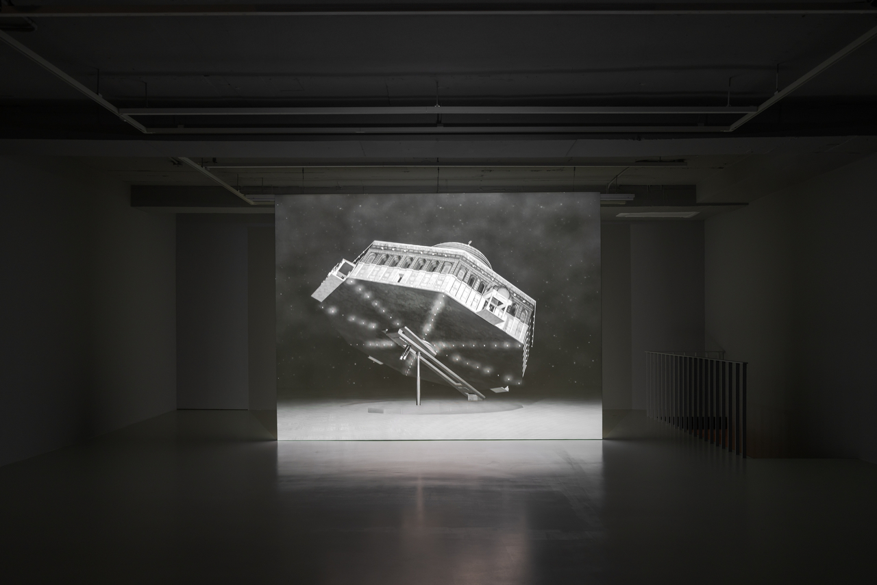 Installation view of “Al Aqsa Park” by Wael Shawky at Barakat Contemporary in Seoul (Courtesy of the gallery)