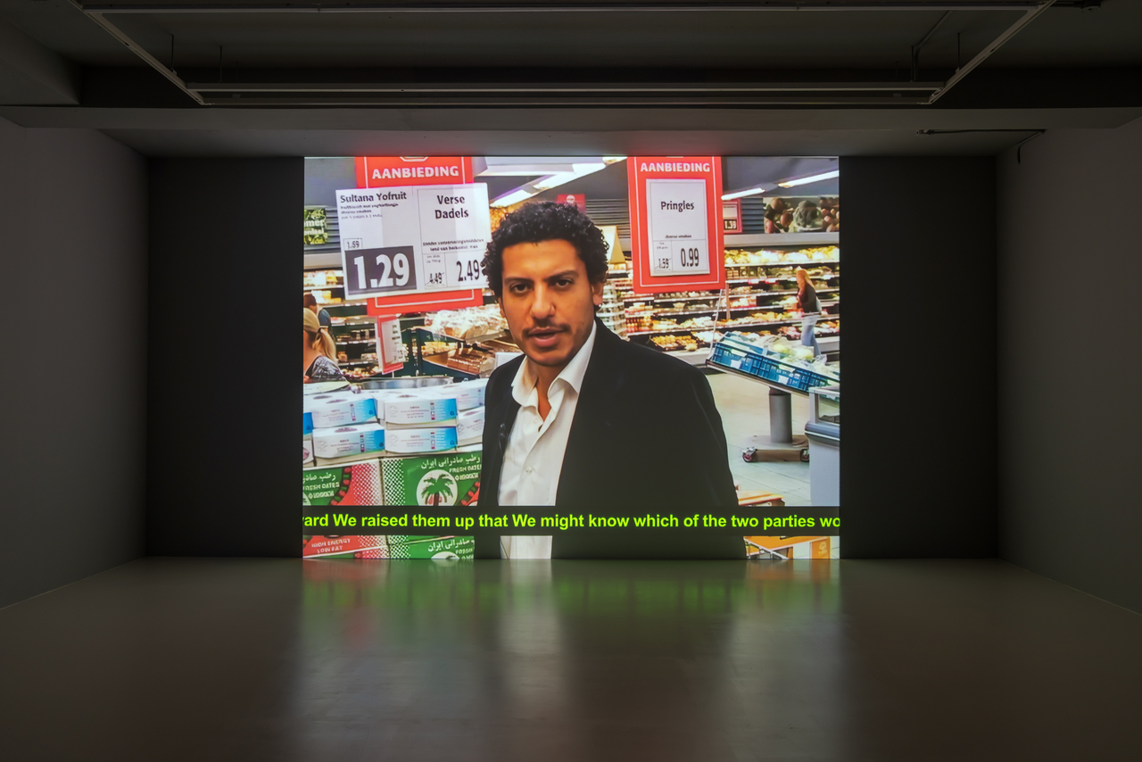 An installation view of "The Cave (Amsterdam)" by Wael Shawky at Barakat Contemporary in Seoul (Courtesy of the artist)