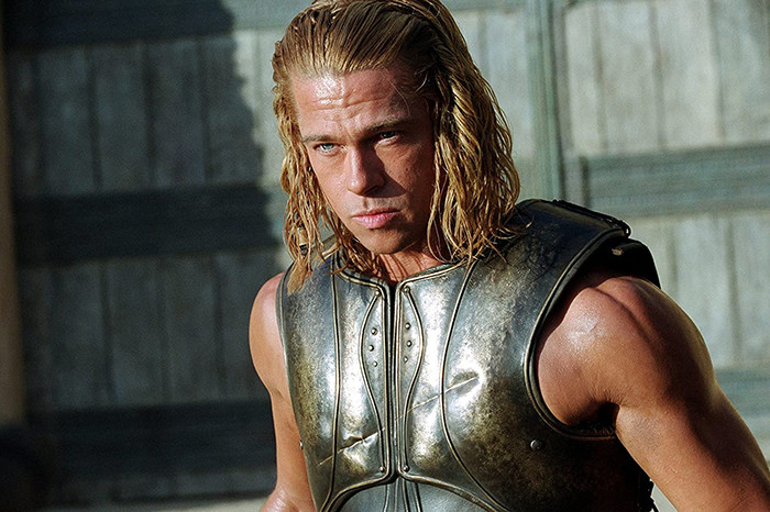 볼프강 페터젠, 영화 트로이(Troy·2004) 스틸컷. 아킬레우스 역의 브래드 피트