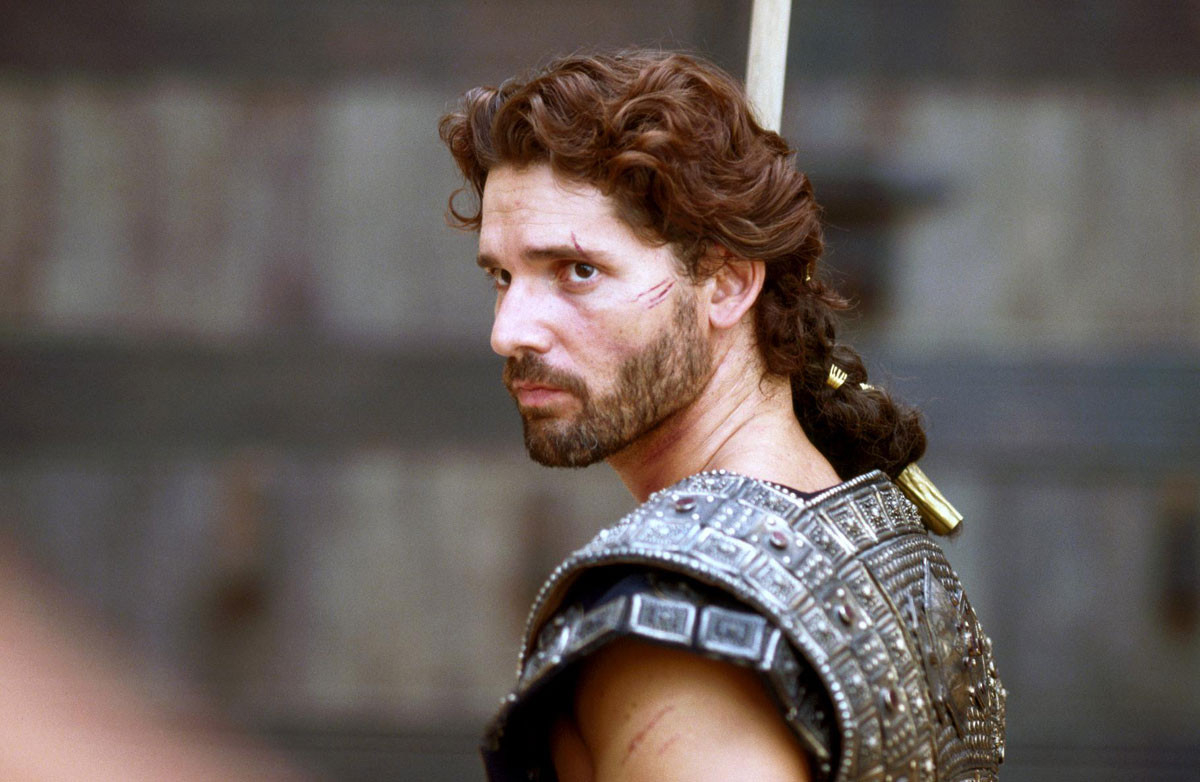 볼프강 페터젠, 영화 트로이(Troy·2004) 스틸컷. 헥토르 역의 에릭 바나