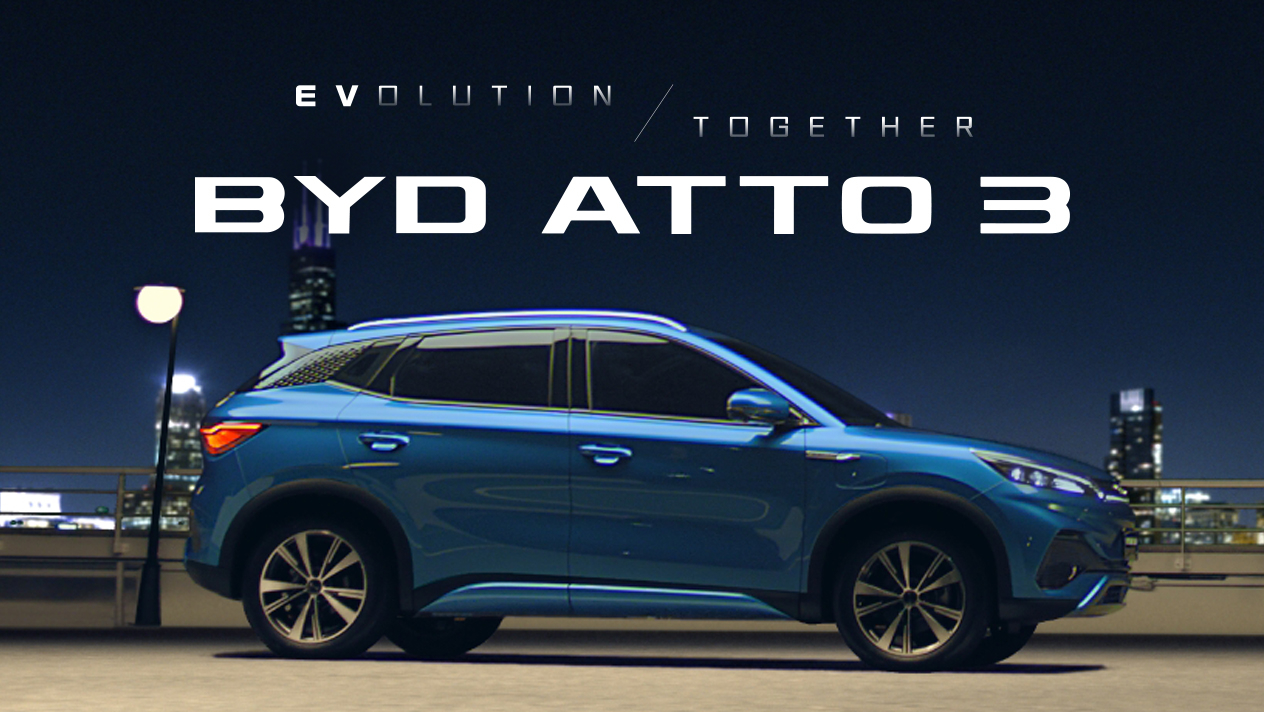 제일기획이 제작한 BYD 전기차 SUV 아토 3 (BYD ATTO 3) 광고 이미지