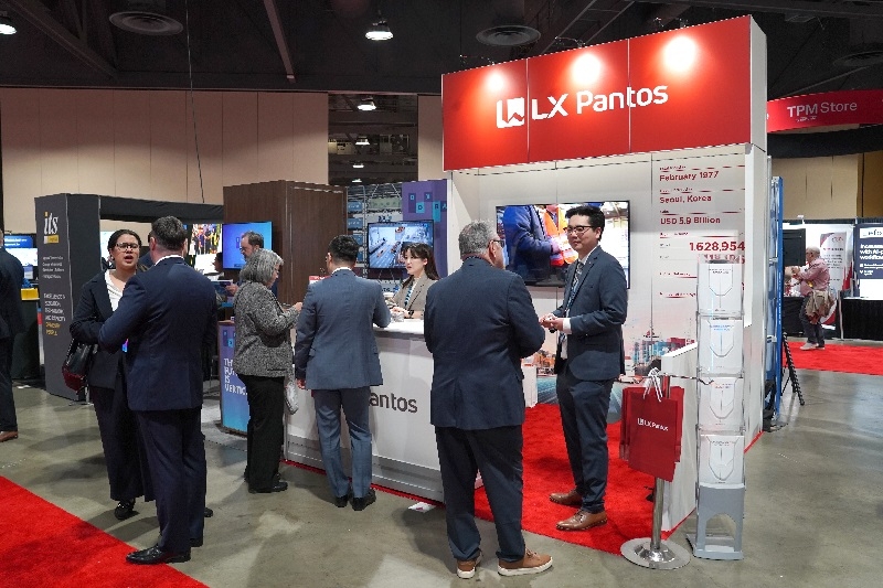 LX Pantos' promotional booth at the Transpacific Maritime Conference 2025 in California (LX Pantos)