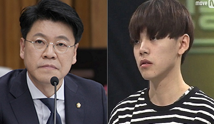 장제원 국민의힘 전 의원(왼쪽)과 가수 노엘(본명 장용준) [연합] [엠넷 방송화면]