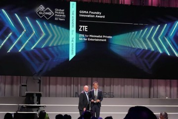 ZTE, Minimalist Private 5G-A 솔루션으로 글로모 어워드 2025 GSMA 파운드리 혁신상 수상