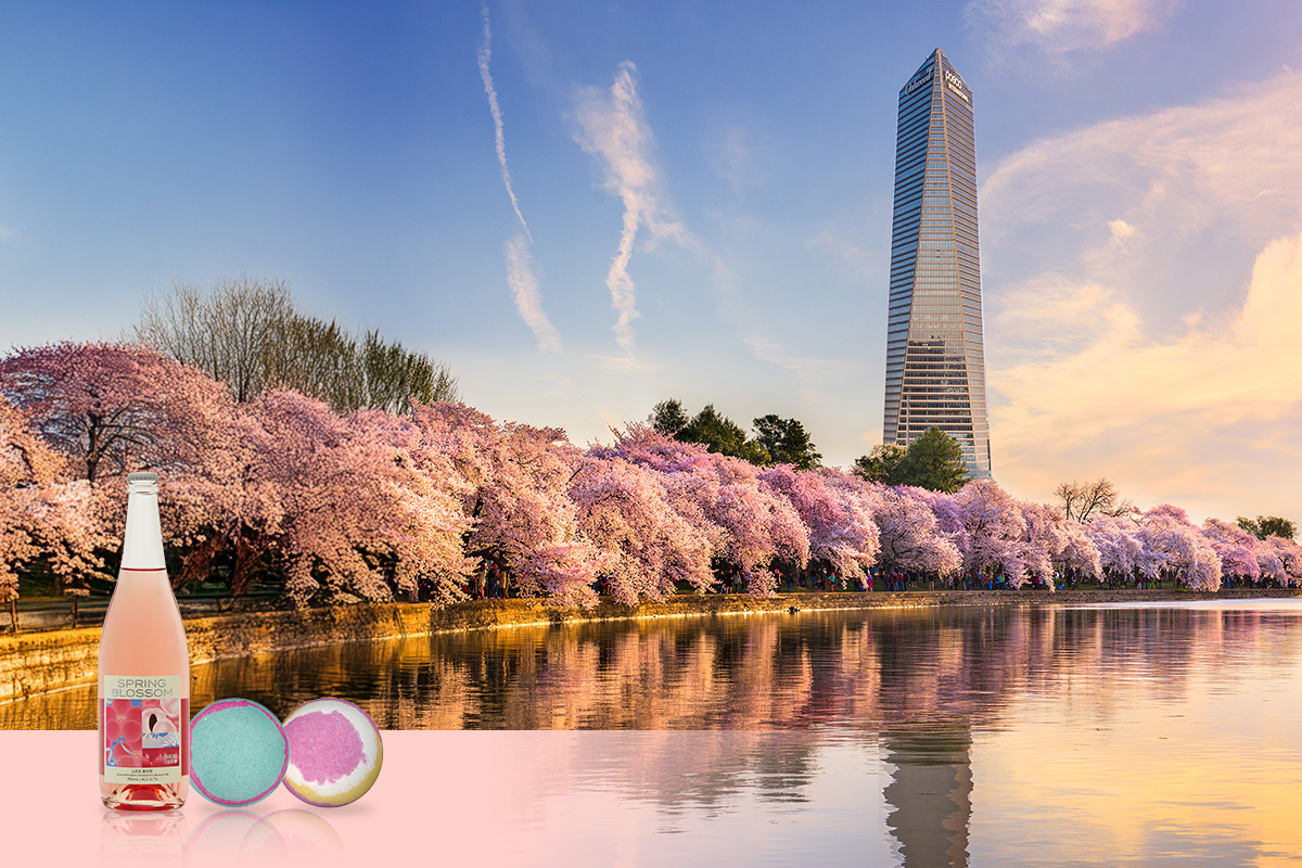 Promotional image for Oakwood Premier Incheon's "Bloom & Bubble" package (Oakwood Premier Incheon)