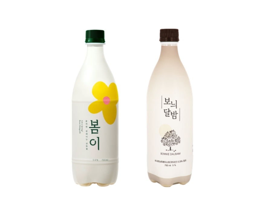 지평주조 ‘봄이·보늬달밤’ [지평주조 제공]