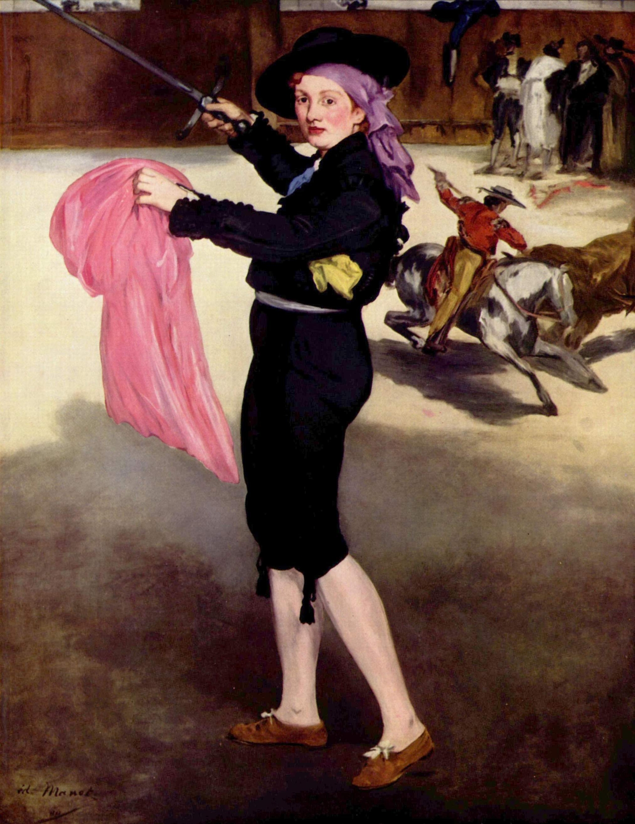 에두아르 마네, 에스파다 옷을 입은 빅토린, 1862, 캔버스에 유채, 165.1x127.6cm, 메트로폴리탄 미술관