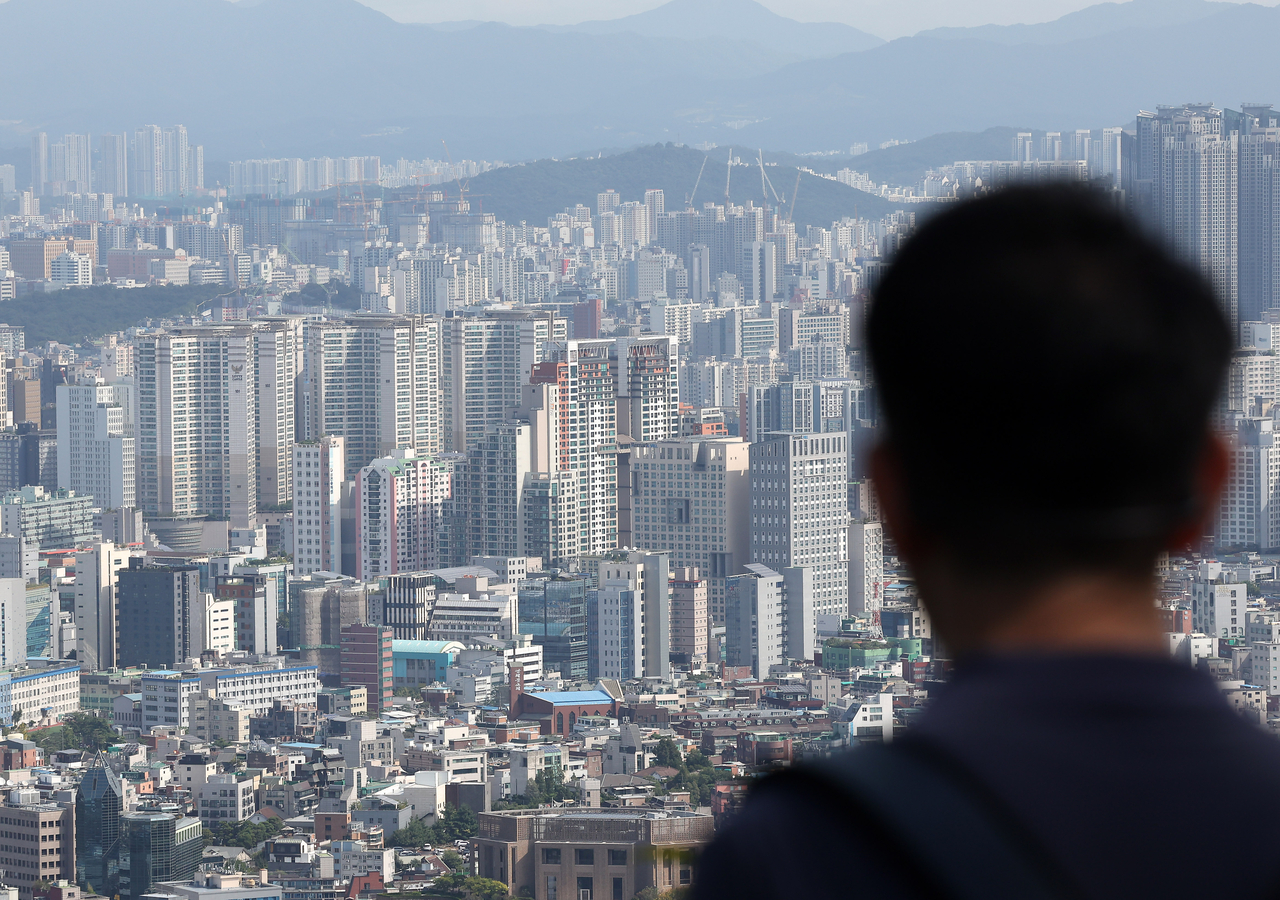 시내 아파트 전경 [뉴시스]