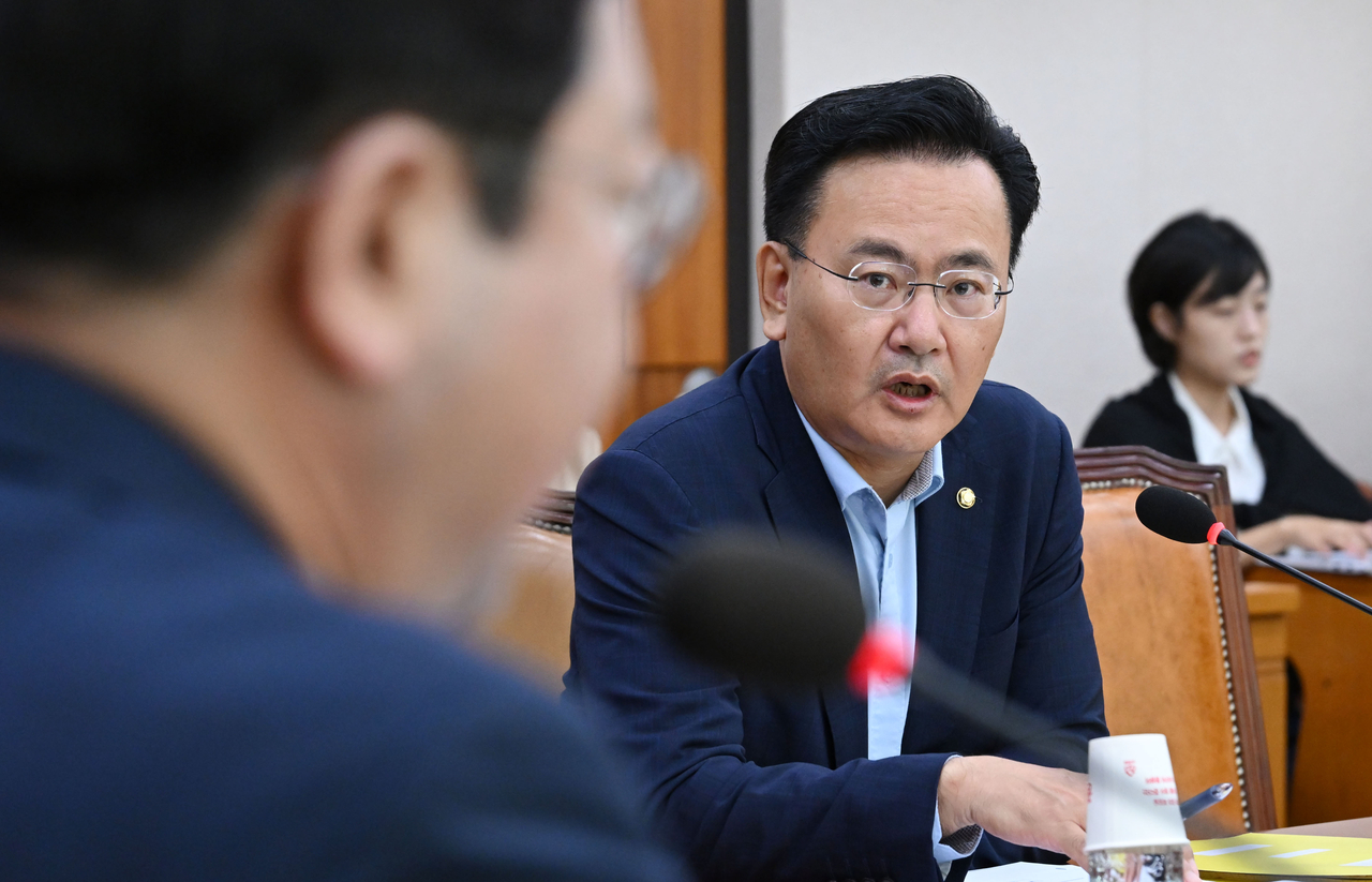 유상범 국회의원. 이상섭 기자.