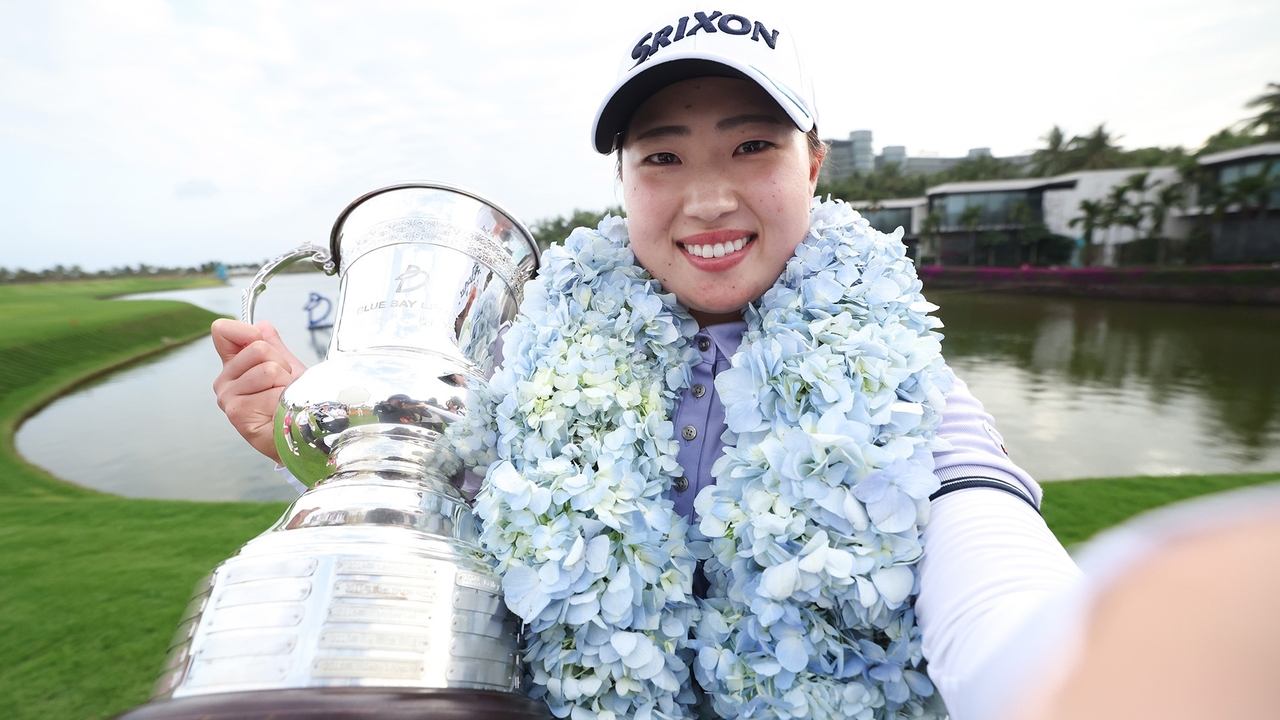 블루베이 LPGA에서 6타 차 완승을 거둔 다케다 리오. [사진=LPGA]