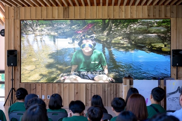 순천시영상미디어센터가 마련한 어린이영화제 자료 사진.