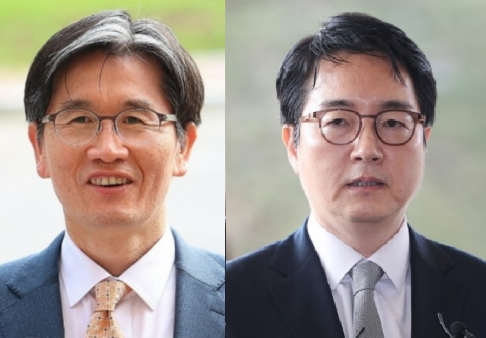 오동운 공수처장(좌), 심우정 검찰총장(우)[연합]