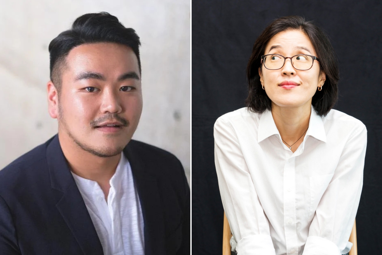 Park Sang-young (left) and Bora Chung (Booker Prize Foundation, Scribe Publications)