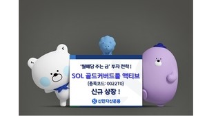 ‘SOL 골드커버드콜 액티브 ETF’ 상장