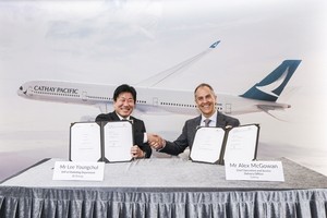 SK Energy partners with Cathay Pacific to expand  green aviation fuel exports