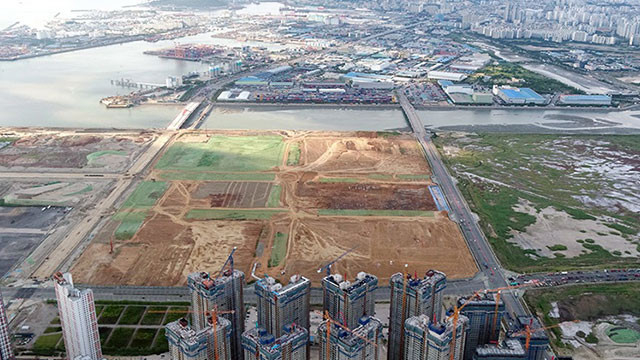 남항 아암물류2단지 전경