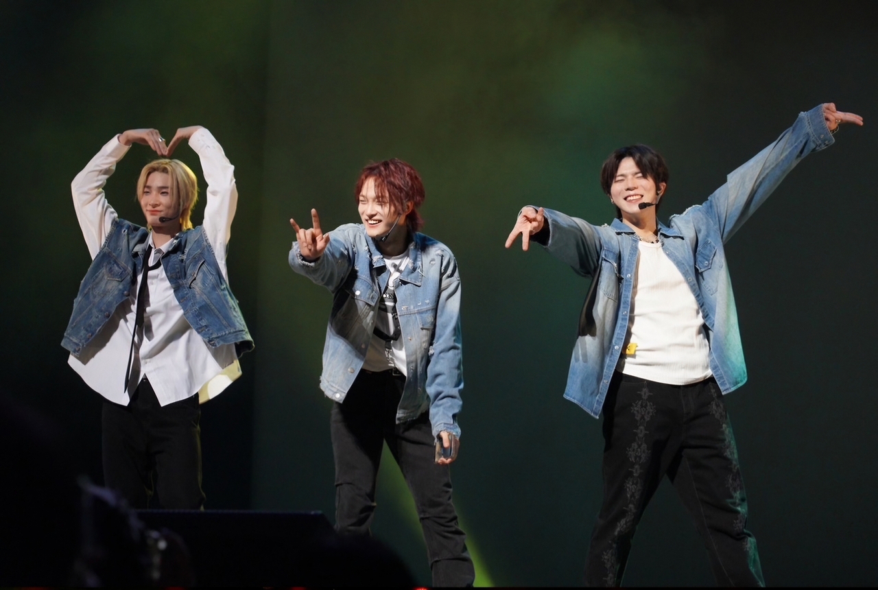 Big Ocean performs during the group's first concert held in Nagoya, Japan, Sunday. (Parastar Entertainment)