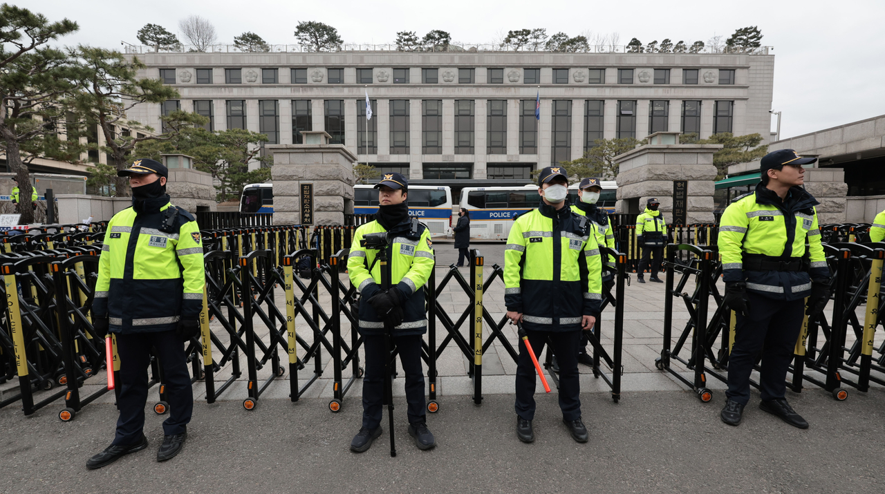 The Constitutional Court in Seoul is shown in this photo taken Wednesday. (Yonhap)
