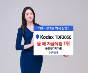 삼성 KODEX TDF2050액티브, 올해 자금유입 1위