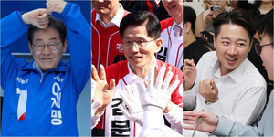 [기사 점검 테스트] 여론조사 공표 금지 D-1…李 40%대 후반 1강 속 1중 1약 구도 [이런정치]